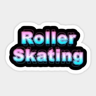 Roller Skating Sticker